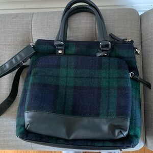 Micros Weavers of Ireland -Ciara Tweed and Leather Bag